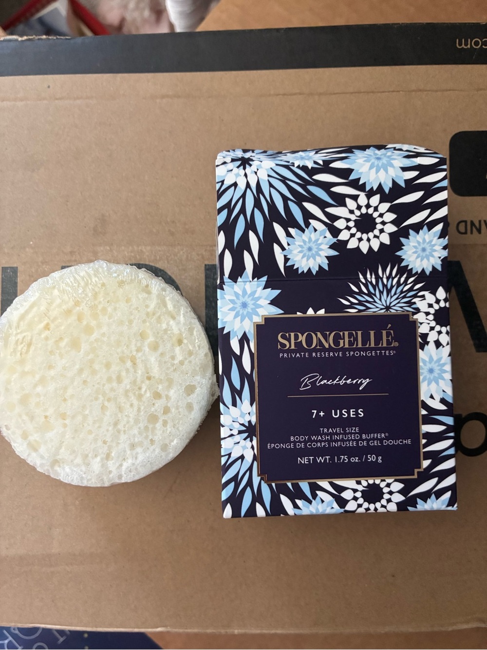 Spongelle blackberry 50g 7+ washes